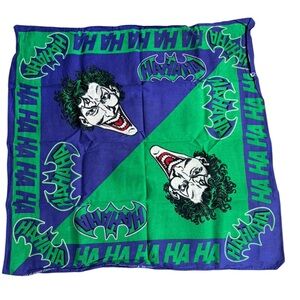 Batman Blue and Green Joker Scarf